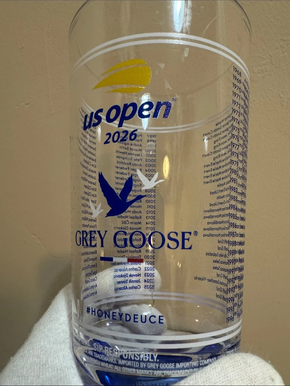 Grey Goose x US Open 2026 Blue Accent Plastic Cup - Grey Goose